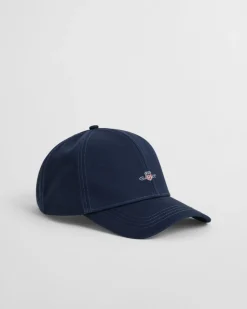 Gant High Shield Cotton Cap Marine