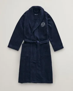Gant Home Crest Robe Marine