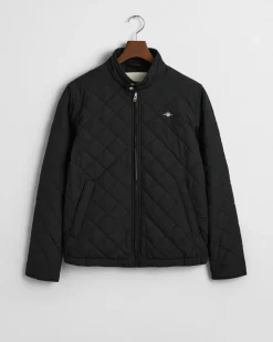 Gant Quilted Windcheater Jacket Black