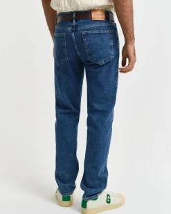 Gant Reg Clean Wash Jeans Mid Blue Vintage