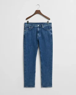 Gant Reg Clean Wash Jeans Mid Blue Vintage
