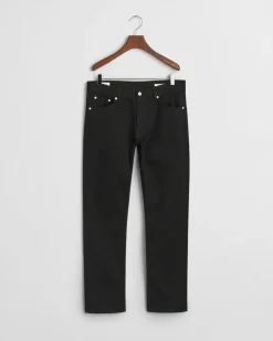 Gant Regular Fit Stay Black Jeans