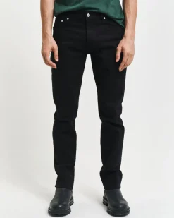 Gant Regular Fit Stay Black Jeans