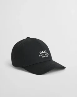Gant Script Graphic Cap Black
