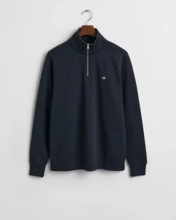 Gant Shield Half Zip Evening Blue