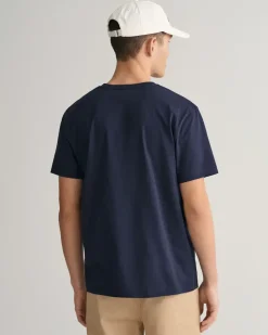 Gant Shield SS T-shirt Evening Blue