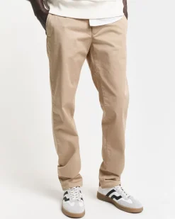 Gant Slim Twill Chinos Dark Khaki
