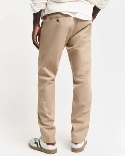Gant Slim Twill Chinos Dark Khaki