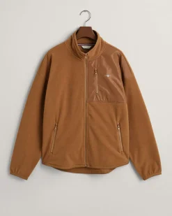 Gant Teen Shield Fleece Jacket Cocoa Brown