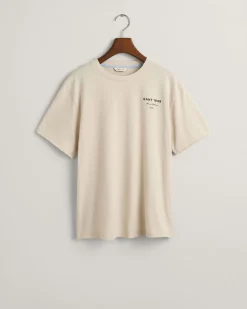 Gant Teens Graphic Script T-shirt Soft Oat