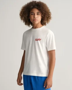 Gant Teens Surfers Relax T-shirt White
