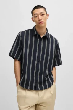 Hugo Eralino Shirt Dark Blue