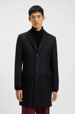 Hugo Migor 2541 Wool Coat Black