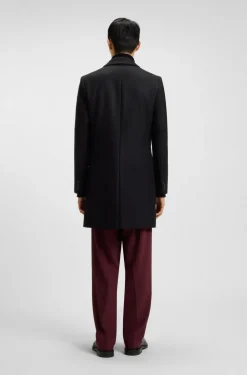Hugo Migor 2541 Wool Coat Black