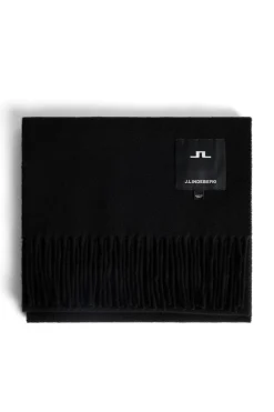 J.Lindeberg Champ Solid Scarf Black