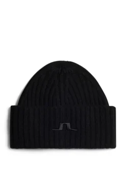 J.Lindeberg Jive Wool Beanie Black