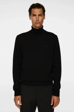 J.Lindeberg Kaden Merino Turtle Neck Black