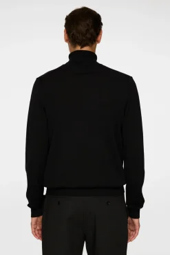 J.Lindeberg Kaden Merino Turtle Neck Black