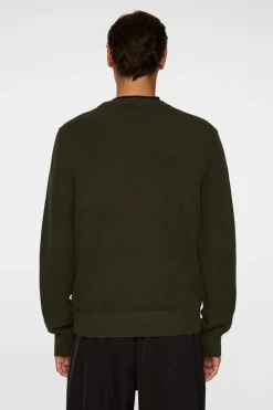 J.Lindeberg Oliver Structure Sweater Forest Green