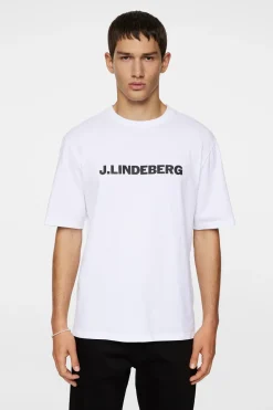 J.Lindeberg Parcy Logo Tee White