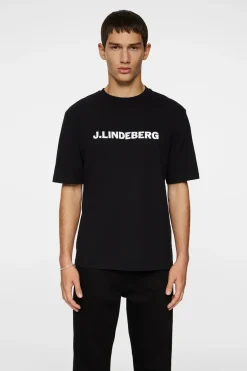 J.Lindeberg Parcy Logo Tee Black