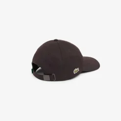 Lacoste Cotton Twill Cap Brown