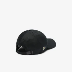 Lacoste Cotton Twill Cap Black