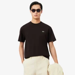 Lacoste Crewneck T-Shirt Brown
