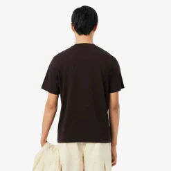 Lacoste Crewneck T-Shirt Brown