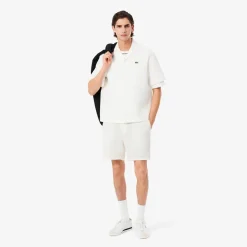 Lacoste Lightweight Textured Shorts White