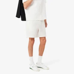 Lacoste Lightweight Textured Shorts White
