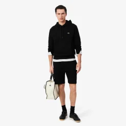 Lacoste Regular Fit Fleece Shorts Black