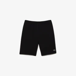 Lacoste Regular Fit Fleece Shorts Black