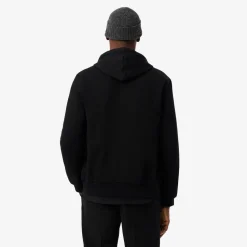 Lacoste Zip-Up Fleece Hoodie Noir