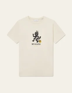 Les Deux Bruno Cat T-shirt Ivory