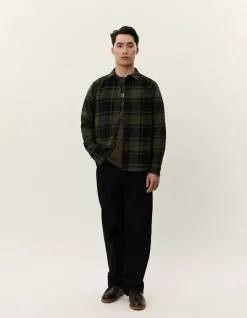 Les Deux Jeremy Flannel Shirt Duffel Bag