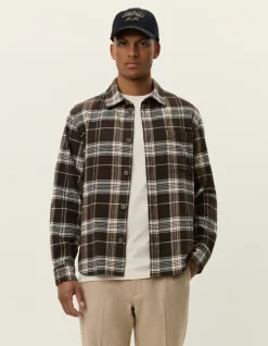 Les Deux Lennon Check Overshirt Delicioso
