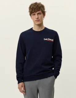 Les Deux Racing Sweatshirt Dark Navy