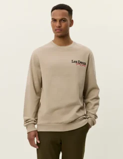 Les Deux Racing Sweatshirt Dark Sand