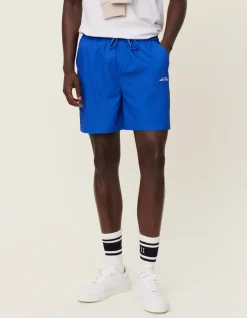 Les Deux Stan Seersucker Swim Shorts Surf Blue