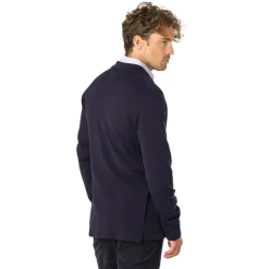 Less Worries Knitted Merino Blazer Navy