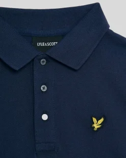 Lyle & Scott Boys Cotton Polo Shirt Navy