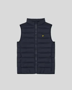 Lyle & Scott Boys Lightweight Padded Gilet Dark Navy