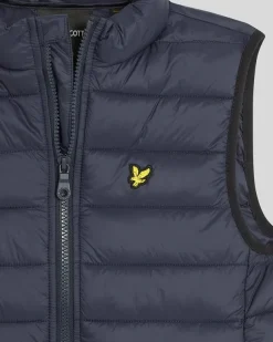 Lyle & Scott Boys Lightweight Padded Gilet Dark Navy