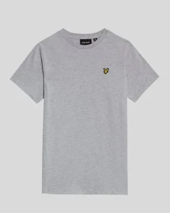 Lyle & Scott Kids Plain T-Shirt Light Grey Marl
