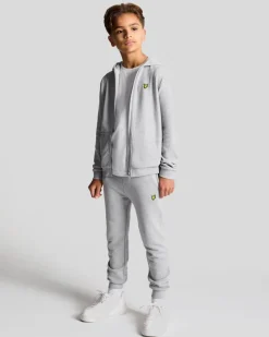 Lyle & Scott Kids Skinny Sweat Pant Light Grey Marl