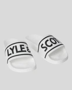 Lyle & Scott Slider Chalk