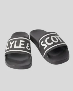 Lyle & Scott Slider Jet Black