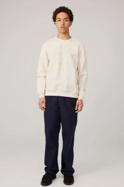 Makia Beam Sweatshirt Natural White