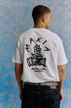 Makia Blooming t-paita White